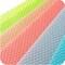 9 Pack Washable Fridge Mats Liners Waterproof Fridge Pads Drawer Table Mats Refrigerator Liners for Shelves,3Red/3Green/3Blue
